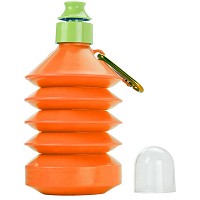 Składana butelka sportowa 600 ml z karabińczykiem (V7619-07)