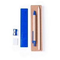 Zestaw szkolny, ołówek, długopis, gumka, temperówka, linijka (V7869-04)