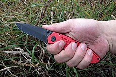 Nóż kieszonkowy Schwarzwolf MATRIX - czerwony - (GM-F190100-0SA305)