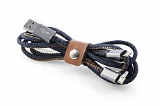 Kabel USB 2 w 1 JEANS (GA-09070)
