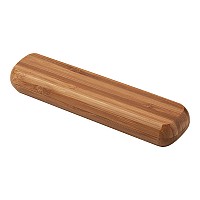 Długopis Vizela w bambusowym etui, brązowy  (R01070.10)