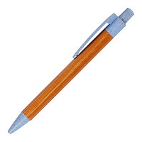 Długopis bambusowy Evora, niebieski  (R73434.04)
