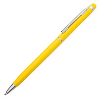 Długopis aluminiowy Touch Tip, żółty  (R73408.03)