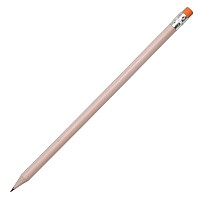 Ołówek z gumką, pomarańczowy/ecru  (R73766.15)