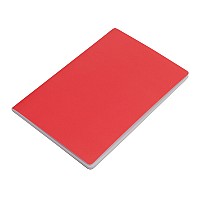 Notatnik 140x210/40k gładki Fundamental, czerwony  (R64212.08)