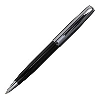 Długopis Montevideo, czarny/srebrny  (R04231)