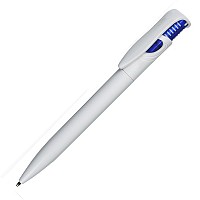 Długopis Fast, niebieski/biały  (R73342.04)