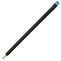Ołówek drewniany, niebieski/czarny  (R73772.04)