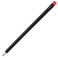 Ołówek drewniany, czerwony/czarny  (R73772.08)