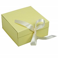Składane pudełko na prezenty, beżowy  (R22906)