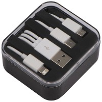 Kabel USB 3w1 - czarny - (GM-20784-03)