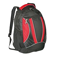 Plecak sportowy El Paso, czerwony/czarny  (R08659.08)