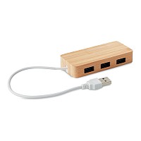 Bambusowy hub USB - VINA (MO9738-40)