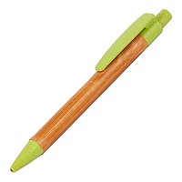 Długopis bambusowy Evora, zielony  (R73434.05)