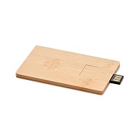 16GB USB: bambusowa obudowa - CREDITCARD PLUS (MO1203-40)