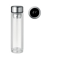 Butelka z termometrem na dotyk - POLE GLASS (MO6169-22)
