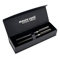 Zestaw piśmienny Mauro Conti, długopis i pióro kulkowe | Wirr (V7238-03)