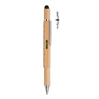 Bambusowy długopis z poziomicą - TOOLBAM (MO6559-40)