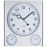 Zegar ścienny - szary - (GM-41213-07)