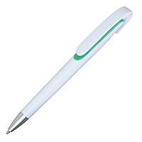 Długopis Advert, zielony/biały  (R73430.05)
