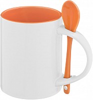 Kubek ceramiczny - pomarańczowy - (GM-83454-10)
