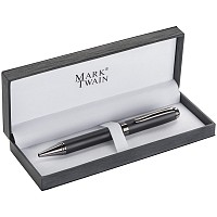 Długopis metalowy Mark Twain - czarny - (GM-10576-03)