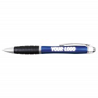 Długopis metalowy z podświetlanym logo - niebieski - (GM-T131485-04)