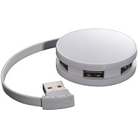 Rozgałęźnik USB - biały - (GM-20659-06)