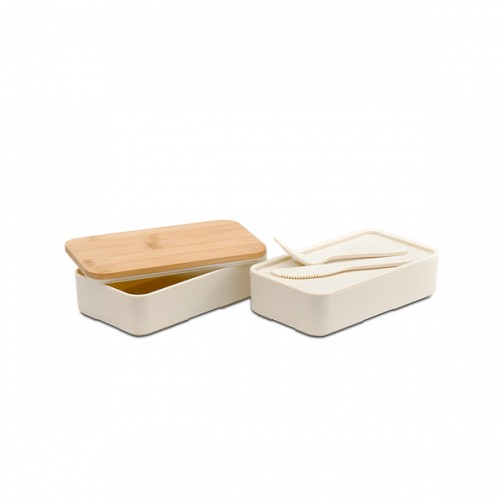 Machico lunch box podwójny, beżowy (R08439.13)