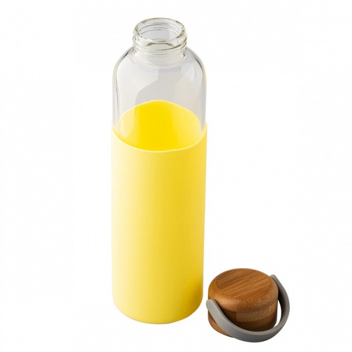 Szklana butelka Refresh 560 ml, żółty (R08272.03.O)