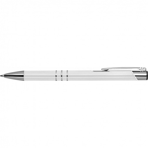 Długopis metalowy - biały - (GM-13639-06)