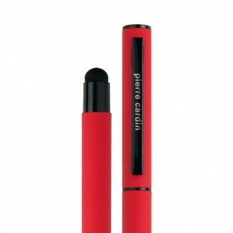 Zestaw piśmienny touch pen, soft touch CELEBRATION Pierre Cardin - czerwony - (GM-B040100-3IP305)