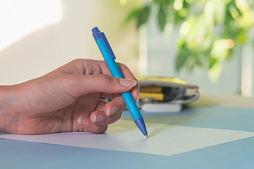 Długopis ekologiczny - niebieski - (GM-12565-04)