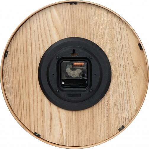Zegar ścienny drewniany - beżowy - (GM-42591-13)