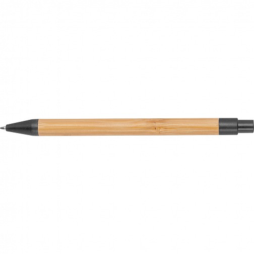 Długopis bambusowy - czarny - (GM-13211-03)