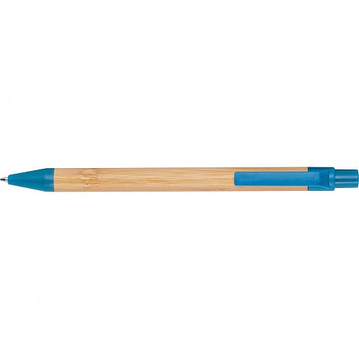 Długopis bambusowy - niebieski - (GM-13211-04)