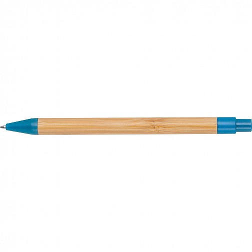 Długopis bambusowy - niebieski - (GM-13211-04)