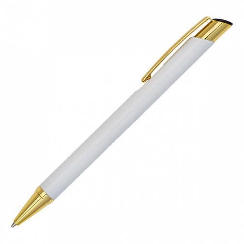 Długopis aluminiowy Lindi, biały (R73445.06)