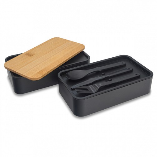 Victor lunch box podwójny, czarny (R08226.02)