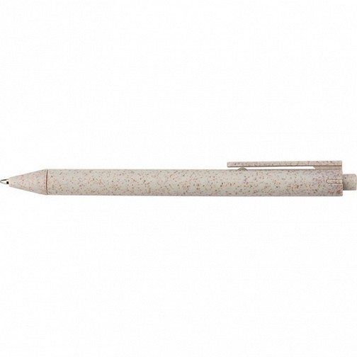 Notatnik ok. A5 ze słomy pszenicznej z długopisem (V0238-18)