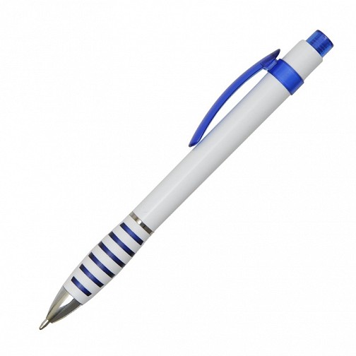 Długopis Martes, niebieski/biały  (R73338.04)