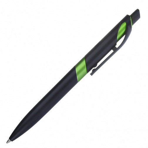 Długopis Marbella, zielony/czarny  (R73396.05)