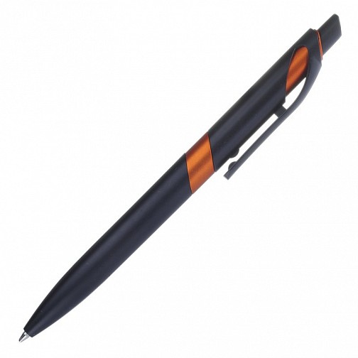 Długopis Marbella, pomarańczowy/czarny  (R73396.15)