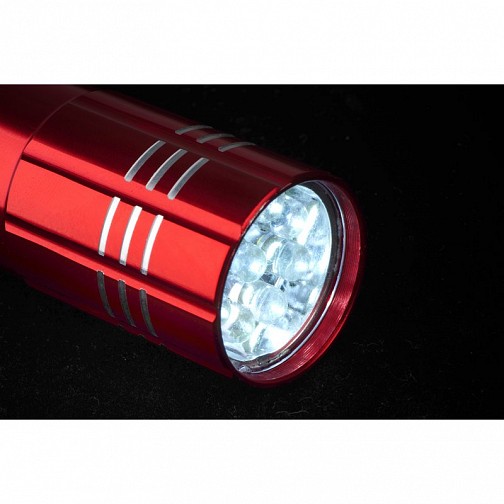 Latarka LED Jewel, czerwony  (R35665.08)
