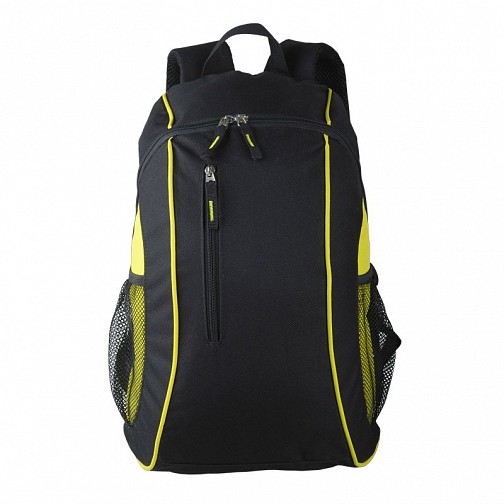 Plecak sportowy Garland, czarny/żółty  (R08640)