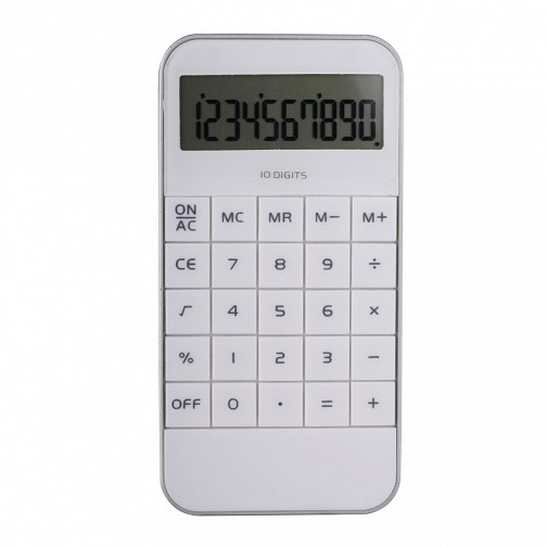 Kalkulator Lucent, biały  (R64484)