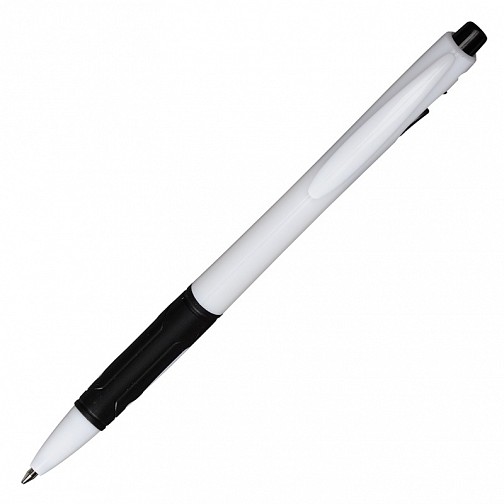 Długopis Rubio, czarny/biały  (R04426.02)