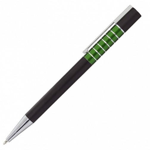 Długopis Moreno, zielony/czarny  (R73427.05)