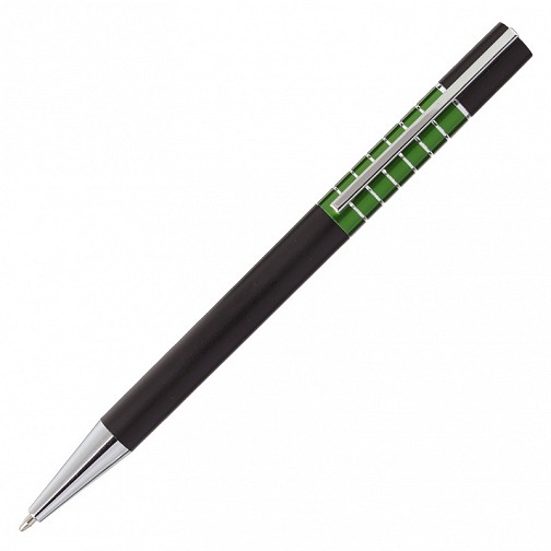 Długopis Moreno, zielony/czarny  (R73427.05)
