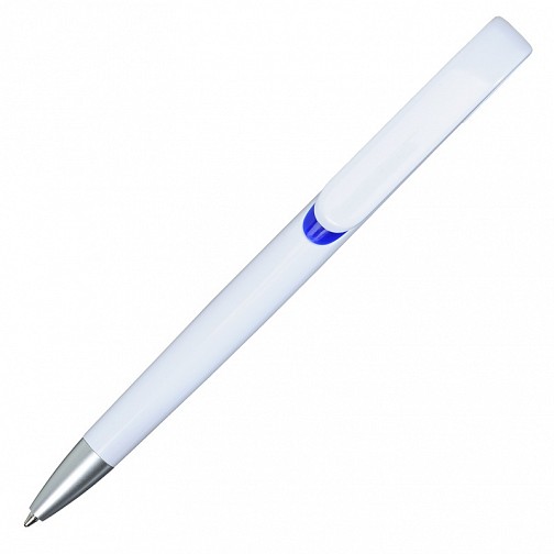Długopis Advert, niebieski/biały  (R73430.04)